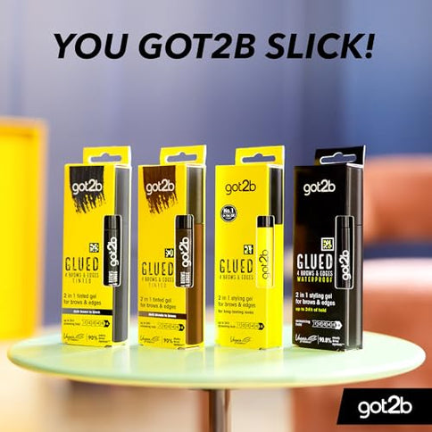 Got2b Glued Brows & Edges Tinted Gel Dark Brown 16ml