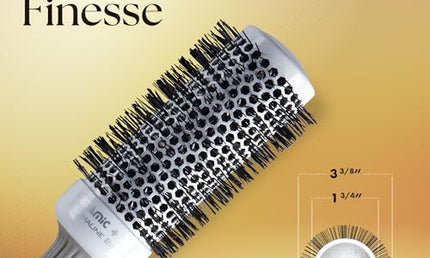 Olivia Garden Ceramic + Ion Round Bürste CI-45 Keramik 1,75 Zoll Weiß/Grau