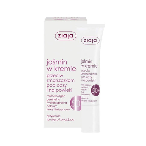 Ziaja Jasmin 50+ Augencreme Kokosduft 15 ml
