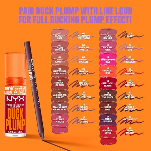 NYX Duck Plump Lip Lacquer Clearly Spicy