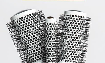 Olivia Garden Ceramic + Ion Round Bürste CI-45 Keramik 1,75 Zoll Weiß/Grau