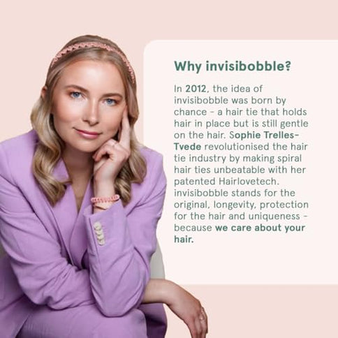Invisibobble Mocha Brown Hair Elastics Anti-Frizz
