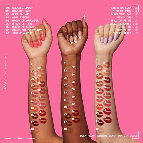 NYX Duck Plump Lip Lacquer Clearly Spicy