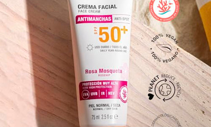 Babaria Sunshine Aloe Necessary 2025 Sonnencreme Gesicht SPF50+ Hagebutte