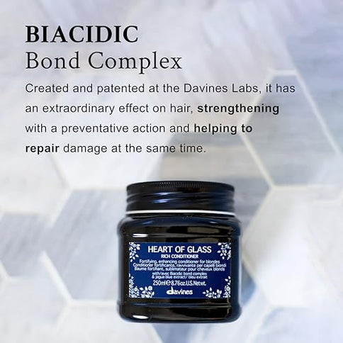 Davines Heart of Glass Rich Blonde Care Conditioner 250 ml