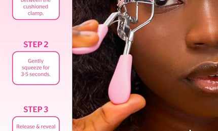 Brushworks Wimpernzange Rosa-Silber Edelstahl