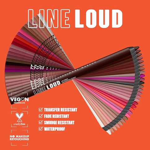 NYX Professional Makeup Line Loud Lip Pencil – Sassy, 1.2 g