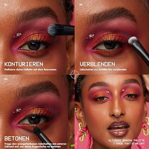 NYX Ultimate Shadow Palette - 16 Farbtöne, Lidschattenpalette, 12.8 g