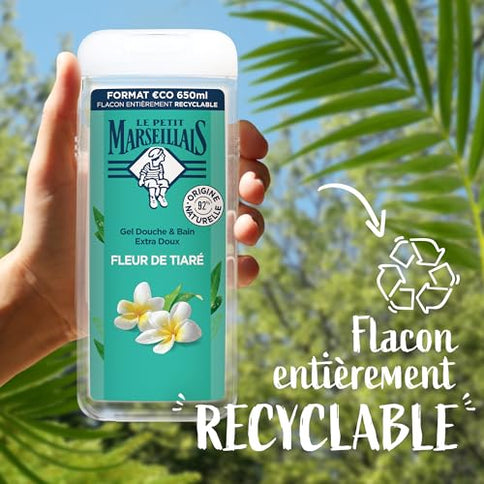 Le Petit Marseillais Extra Gentle Shower Gel Tiare Flower 650ml