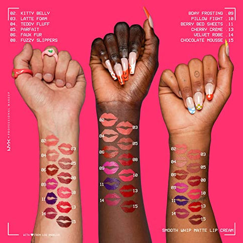 NYX Smooth Whip Matte Lip Cream Teddy Fluff 4 ml