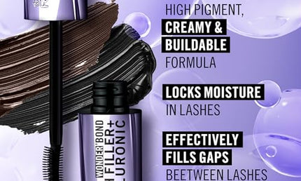 Rimmel Wonder'Bond Lash Filler + Hyaluronic Mascara 001 Black 11 ml