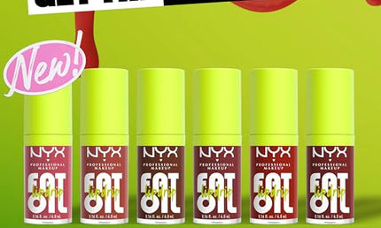 NYX Professional Makeup Fat Oil Lip Drip Lip Gloss – Chillin Like a Villain, Glänzend, 4.8