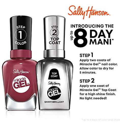 Sally Hansen Miracle Gel Nail Polish Blacky O 14.7 ml