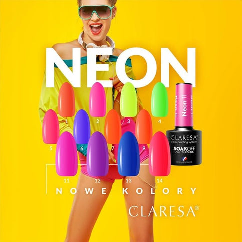 Claresa Neon UV Nail Polish Orange