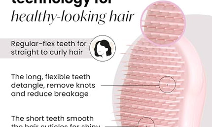 Tangle Teezer Original Anti-Pull Hairbrush Pink für feines Haar
