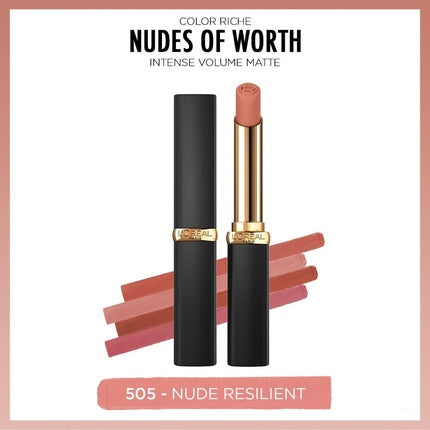 L'Oréal Paris Matte Lipstick 505 Nude Resilient