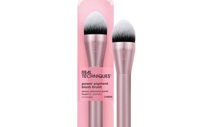 Real Techniques Power Pigment Blush Makeup Brush Rosa
