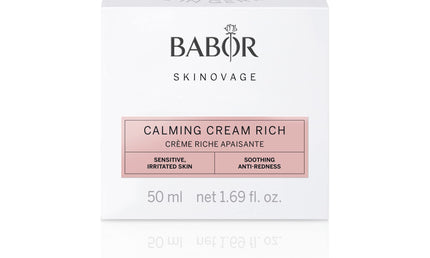 BABOR Skinovage Calming Cream Rich Gesichtscreme – Rose, 50 ml