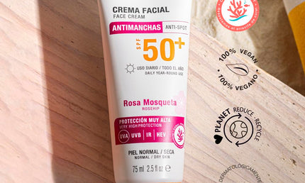 Babaria Sunshine Aloe Necessary 2025 Sonnencreme Gesicht SPF50+ Hagebutte