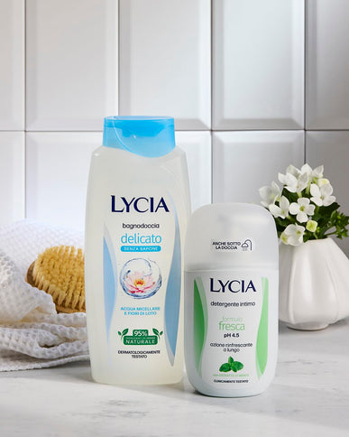 Lycia Delicato Shower Gel 750ml Bianco