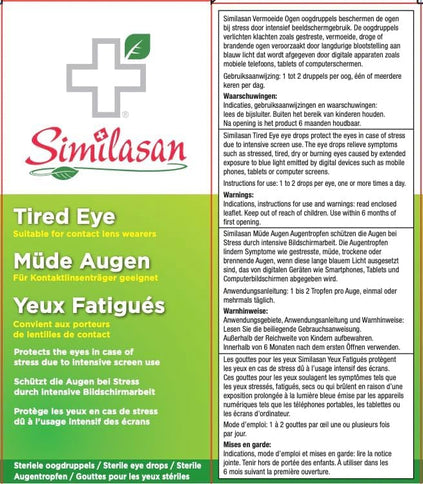 Similasan Müde Augen Augentropfen Eye Drops