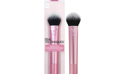 Real Techniques Tapered Cheek Brush – blush/highlighter/loose powder, rose