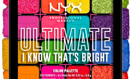 NYX Ultimate Shadow Palette - 16 Farbtöne, Lidschattenpalette, 12.8 g