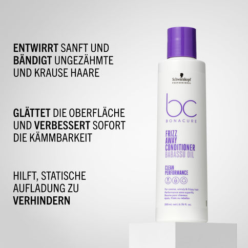 Schwarzkopf Professional Bonacure Frizz Away Conditioner Babassu Oil 200 ml