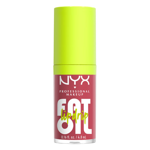 NYX Professional Makeup Fat Oil Lip Drip Lip Gloss – Chillin Like a Villain, Glänzend, 4.8