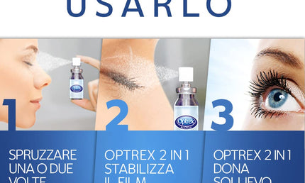 Optrex ActiMist 2-in-1 Sprüh-Augen-Tropfen 10 ml