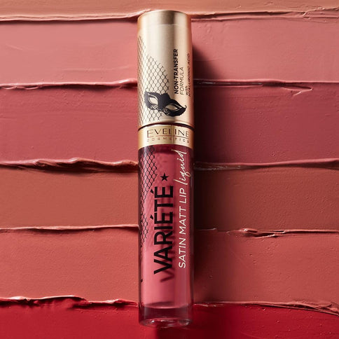 Eveline Cosmetics Variété Liquid Lipstick Satin Matt 4.5ml Peach Mousse