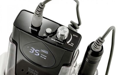 Xanitalia Pro Black Pro Nagelfräser – Tragbar, Wiederaufladbar, 0–35.000 U/min