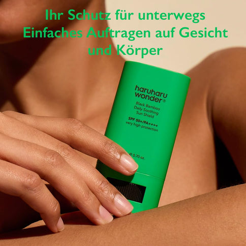 Haruharu Wonder Black Bamboo Daily Soothing Sunscreen 20g SPF50 Unperfumed