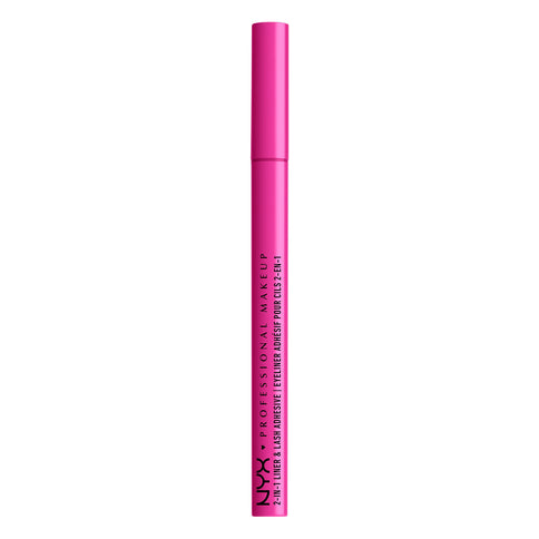 NYX Jumbo Lash 2-in-1 Eyeliner & Lash Adhesive – Baddest Black, 1 ml