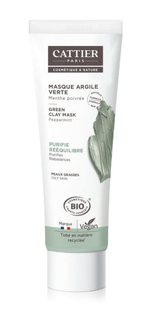 Cattier Grüne Clay Mask Fettige Haut 100 ml
