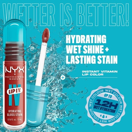 NYX Lip IV Hydrating Gloss Stain Burst That Tang! 5 ml