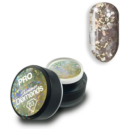 Mollon Pro Mol Shimmer Diamonds Highlighter – Natürliches Finish