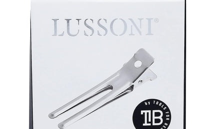 Tb Tools For Beauty LUSSONI Doppelspitzige Haarclips Edelstahl Silber