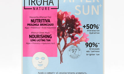 Iroha Nature Aftersun Face Mask – Algen, Probiotics, Hyaluronic Acid – Anti-Aging 25 ml