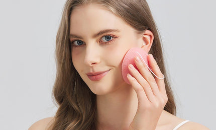 Sister Young Pura Konjac Sponge Pink Facial Cleansing Sponge