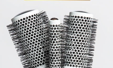 Olivia Garden Ceramic + Ion Round Bürste CI-45 Keramik 1,75 Zoll Weiß/Grau