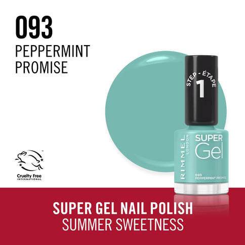 Rimmel London Super Gel Nagellack Peppermint Promise 12 ml