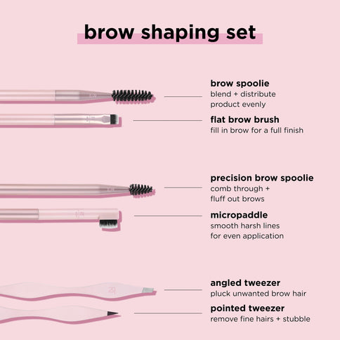 Real Techniques Brow Shaping Rose – Augenbrauen-Tools