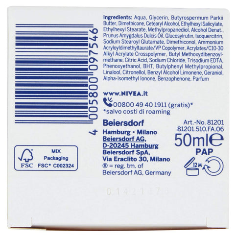 Nivea Nourishing Day Cream 50ml Trocken/Empfindliche Haut