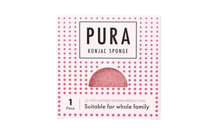 Sister Young Pura Konjac Sponge Pink Facial Cleansing Sponge