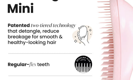 Tangle Teezer Original Anti-Pull Hairbrush Pink für feines Haar