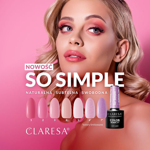 Claresa Soak Off UV LED Gel Nagellack So Simple - 5g