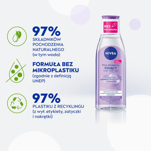 NIVEA Mizellenwasser Beruhigend – Empfindliche Haut, 200 ml