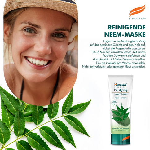 Himalaya Purifying Neem Mask Neem und Kurkuma 75ml