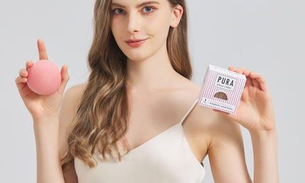 Sister Young Pura Konjac Sponge Pink Facial Cleansing Sponge